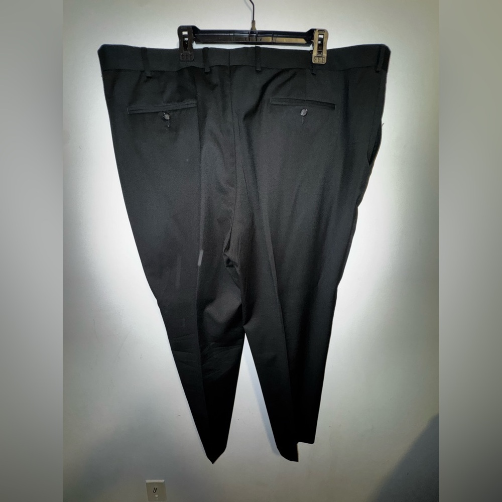Stafford Black Blazer 54R with Notched Lapel and matching pant  48X30 (like new) - Picture 9 of 9